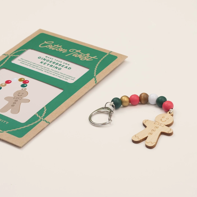 Make Your Own Gingerbread Keyring