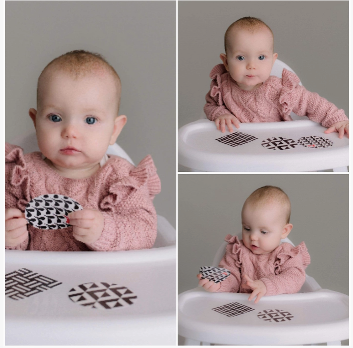 Baby Sensory Reusable Decal Stickers - Geometric Patterns
