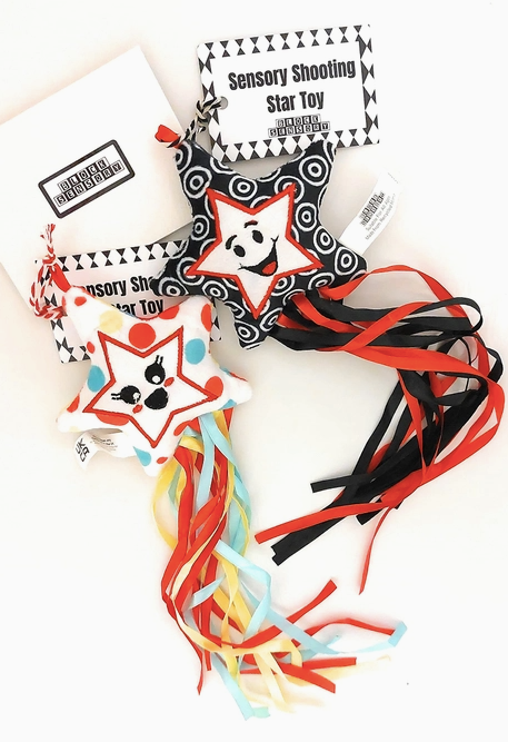 Black and White Sensory Shooting Star