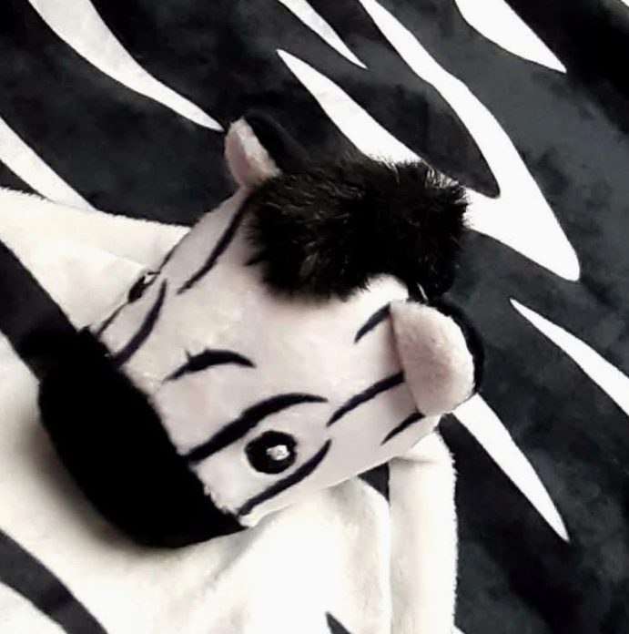 Sensory Zebra Comforter