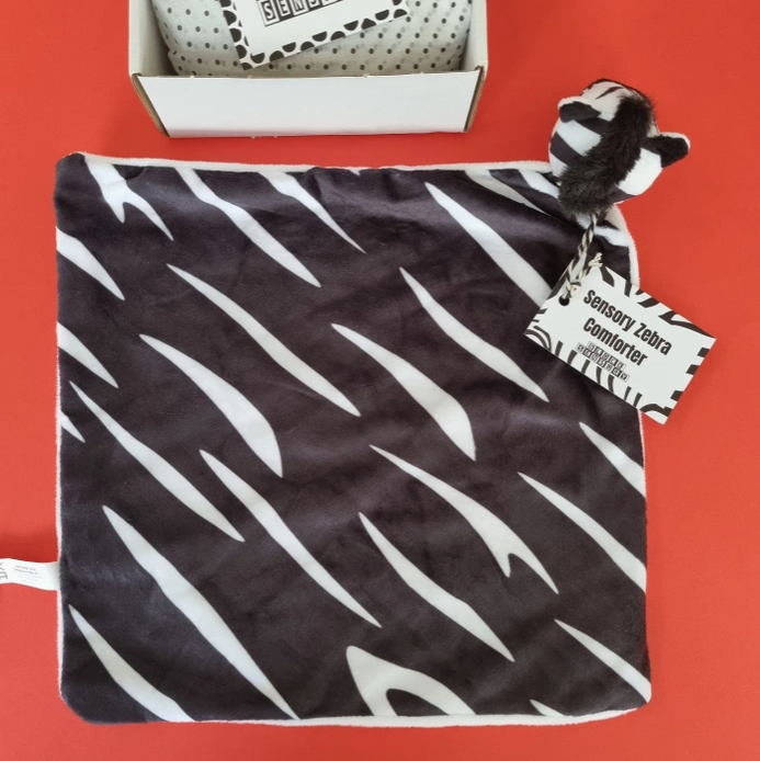 Sensory Zebra Comforter