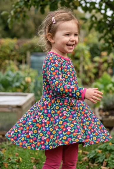 Flower Skater Dress