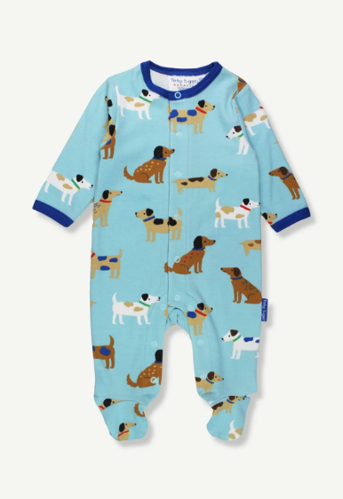 Dog Print Sleepsuit