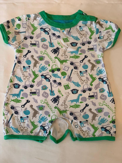 Piccalilly Toy Shortie Romper 3-6months.