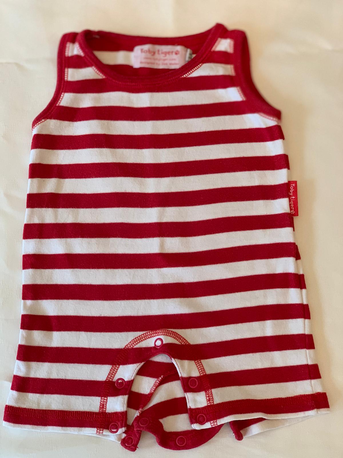 Toby Tiger Shortie Romper 0-6months