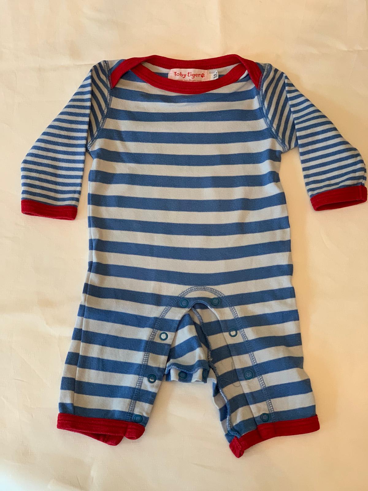 Toby Tiger Long Sleeve Romper 0-6months