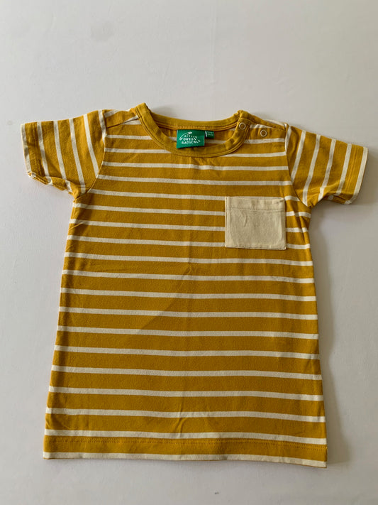 Little Green Radicals Stripe T-Shirt, 3-4 years