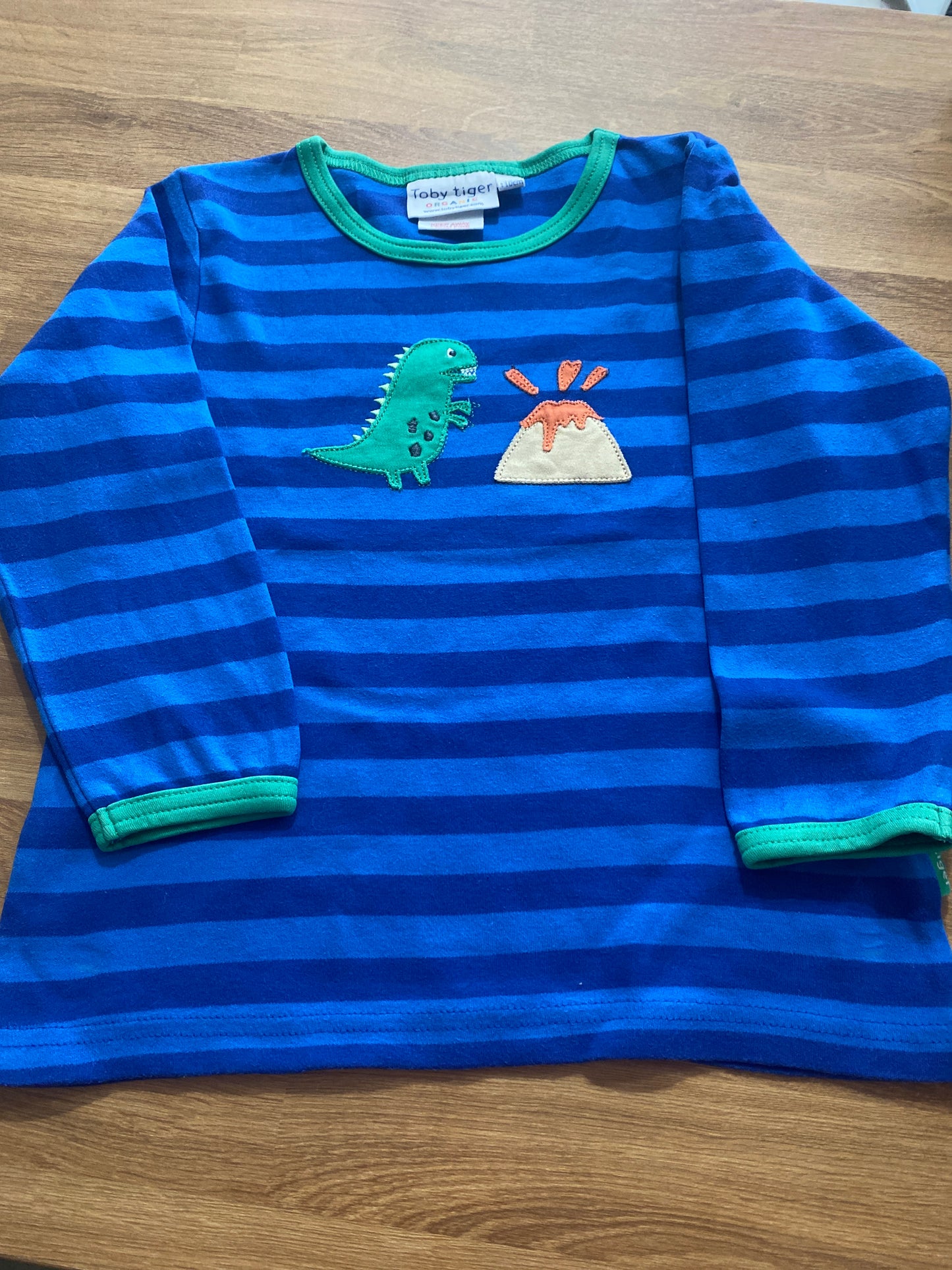 Toby Tiger Dino/Volcano Top 4-5years