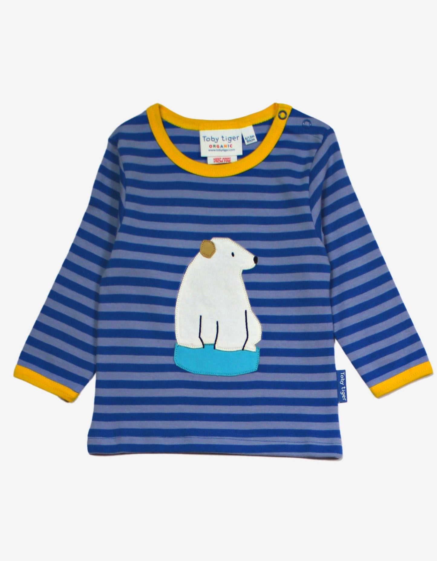 Polar Bear Applique Long Sleeved T-Shirt