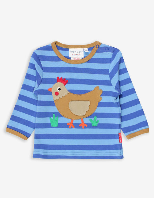 Clucky Chicken Applique T-Shirt