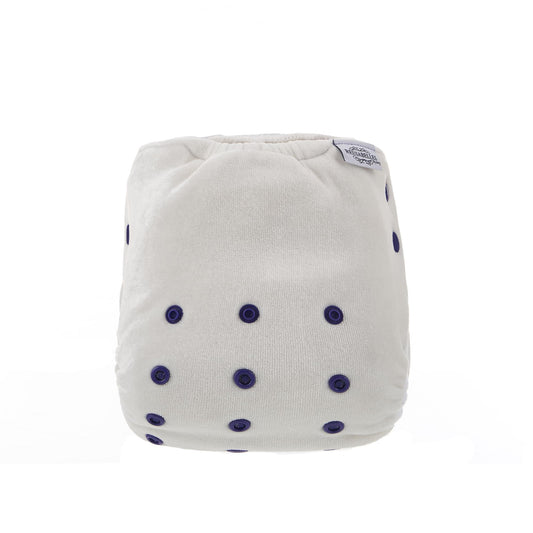 Image showing bamboo and hemp fitted nappy. 
