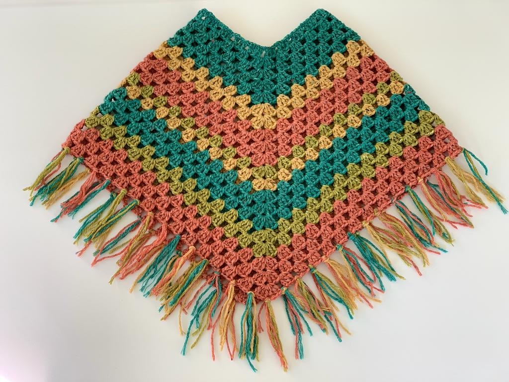 Crocheted Poncho - Small